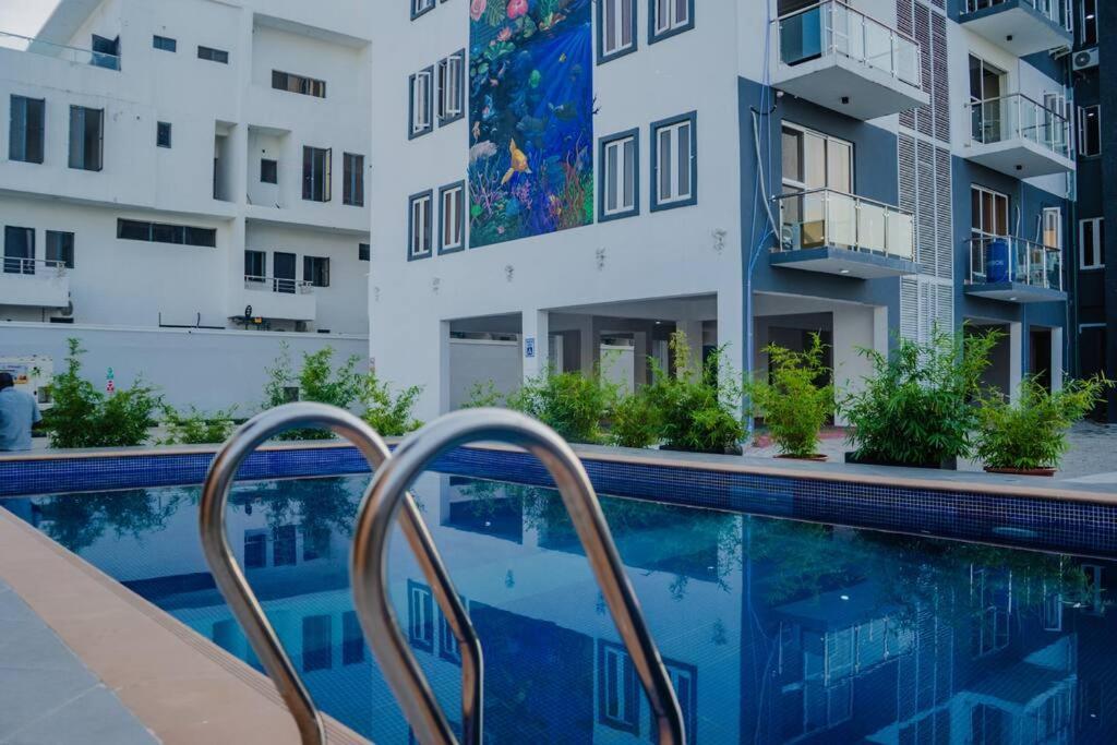 3 Bedroom Service Apartment Victoria Island Aij Residence Lagos Exterior photo